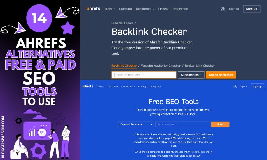 free seo tools like ahrefs