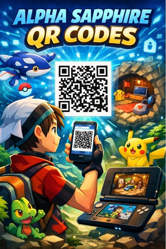 Alpha Sapphire QR Codes