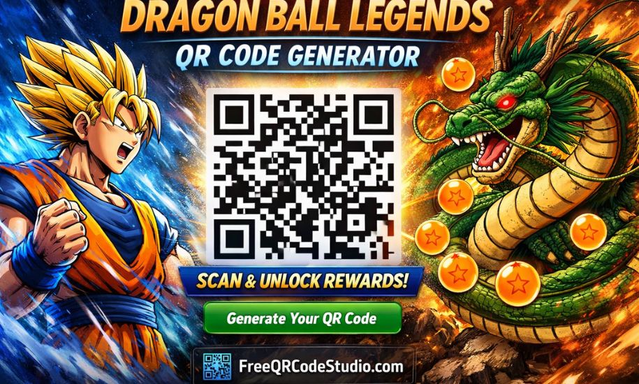 Dragon Ball Legends QR Code Generator