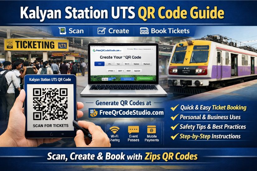 Kalyan Station UTS QR Code