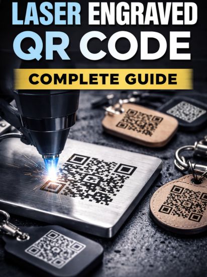 Laser Engraved QR Code