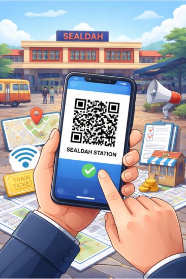 Sealdah Station QR Code